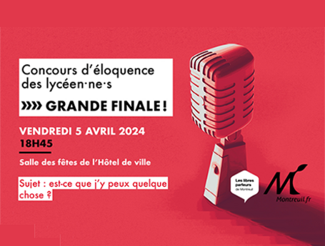es libres-parleurs de Montreuil, le concours d’éloquence des lycéens de la Ville