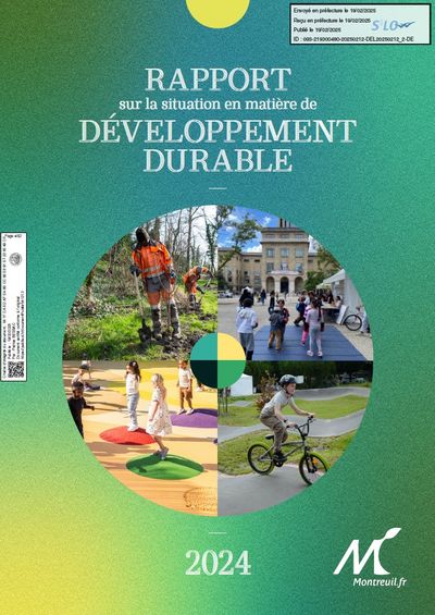 Montreuil | Le Rapport Développement Durable de la Ville 2024