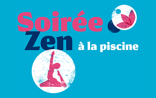 Soirée zen à la piscine des murs à pêches