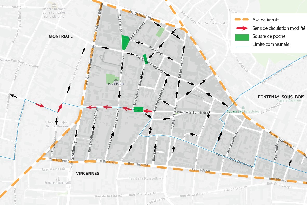 Ville De Montreuil - Quartiers Apaisés