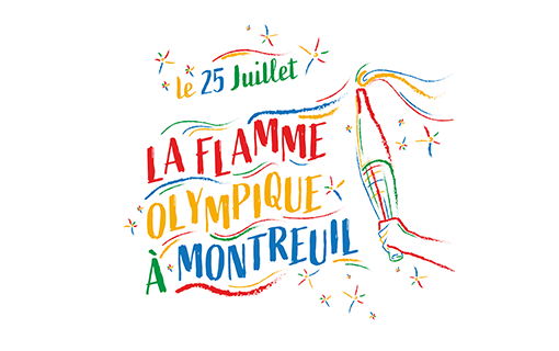 La flamme olympique à Montreuil le jeudi 25 juillet !
